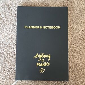 New In Package-Daily Planner & Notebook -Statement: Anything Is Possible❤️